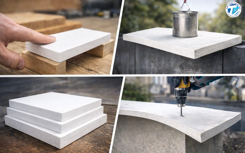 Giới hạn chịu lực của tấm formex 8mm